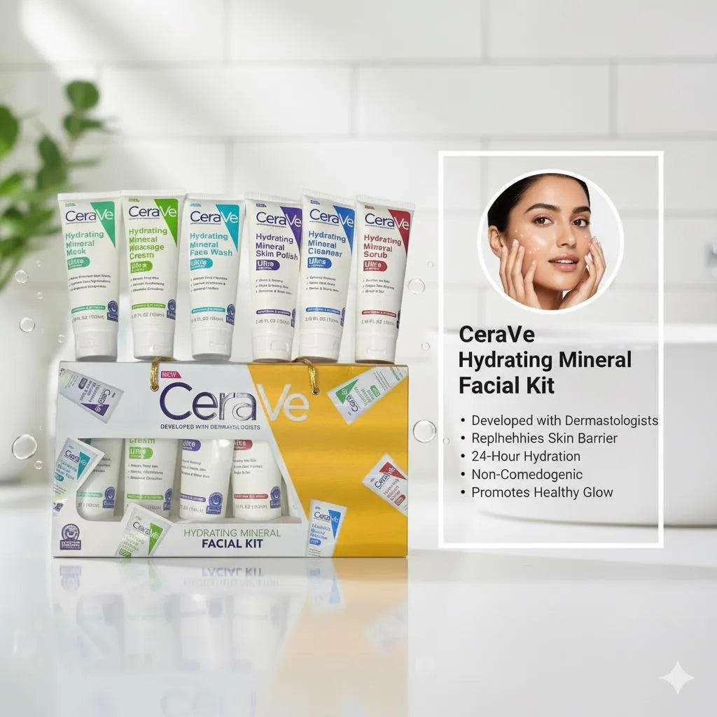 CeraVe Hydrating Mineral Facial Kit 6-in-1 for All Skin Types
