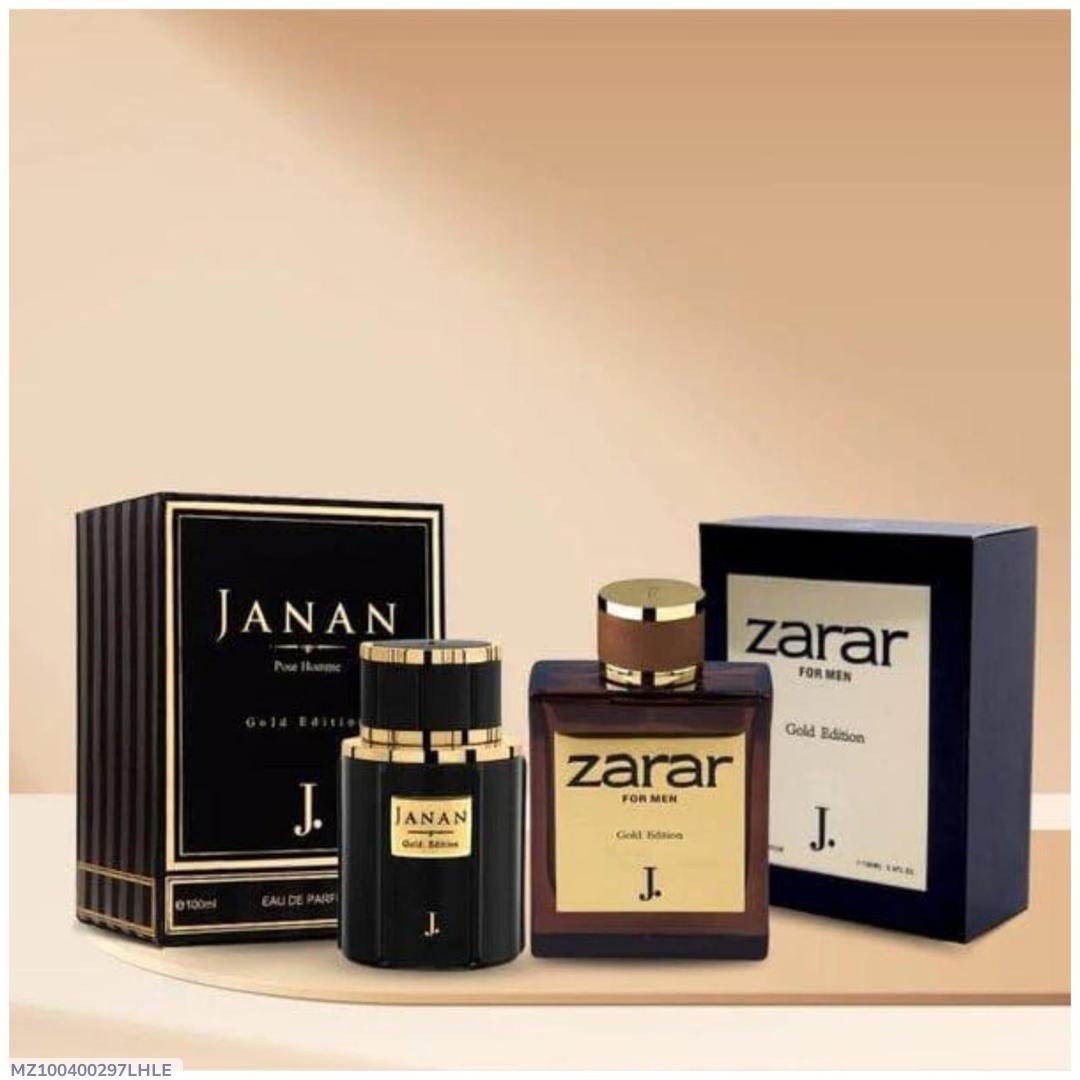 Men's Perfume Set Black Gold 12H Sweat Resistant
