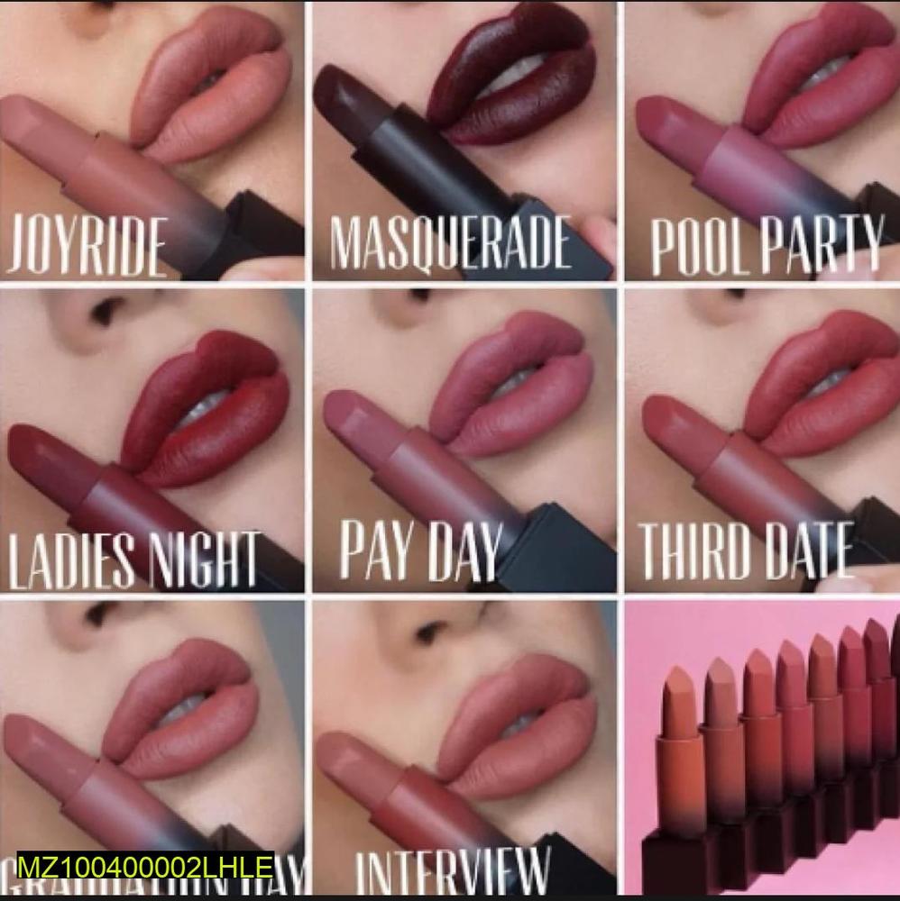 Matte Lipstick Pack 12 Shades Long Lasting