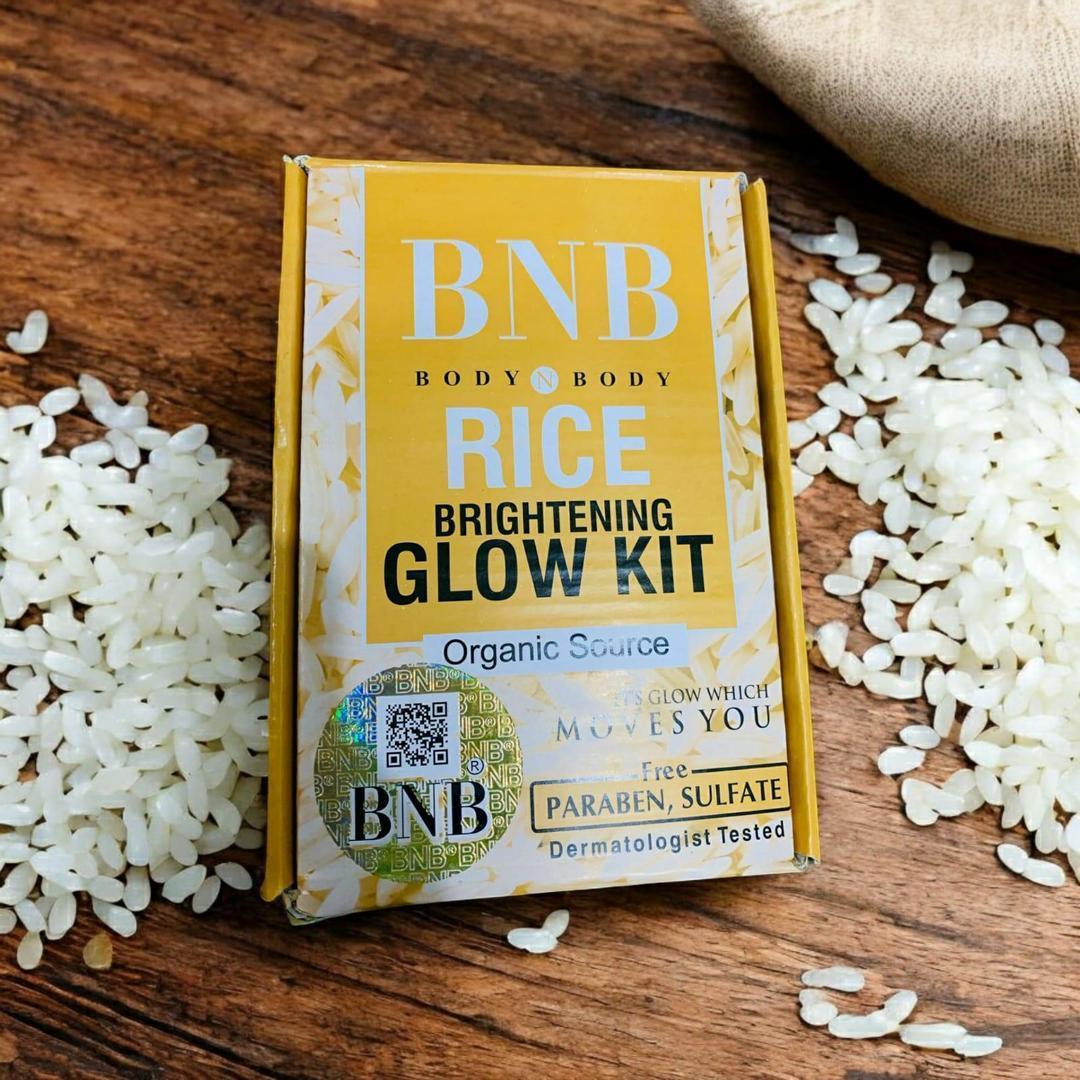 Whitening Brightening Facial Kit with Rice Extract