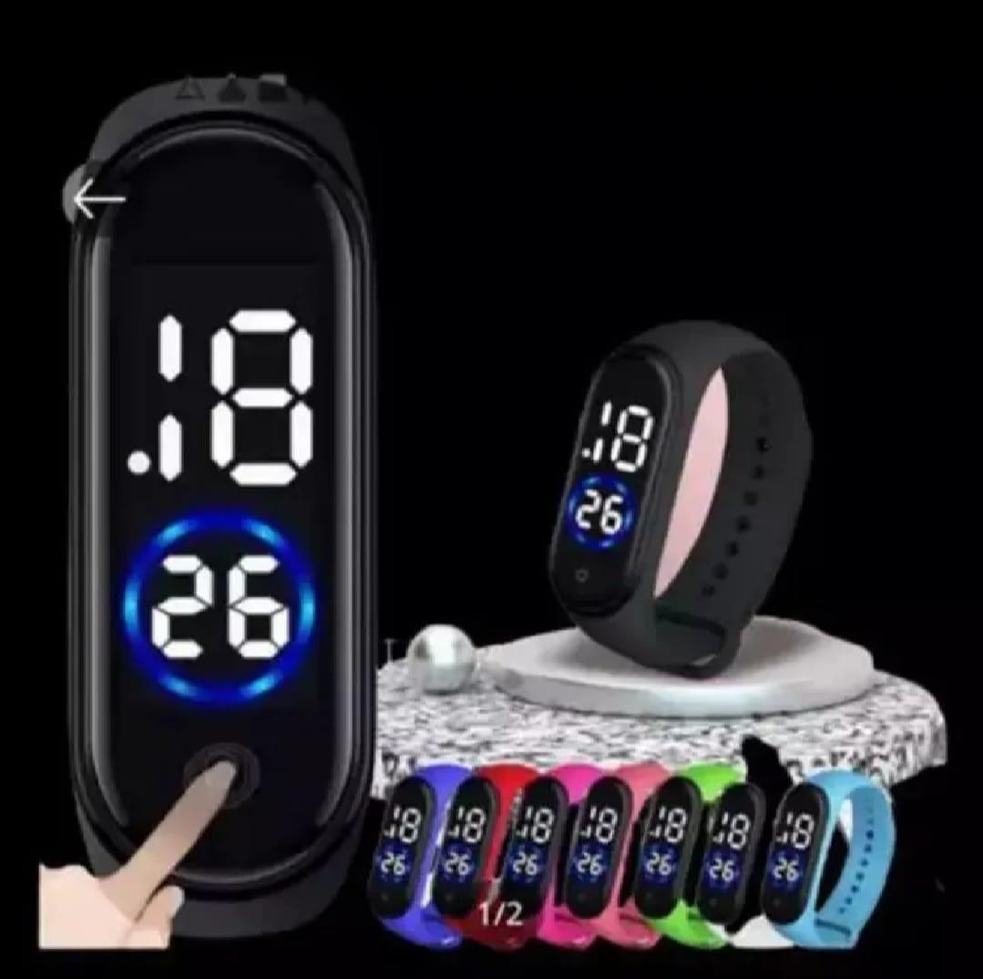 Waterproof LED Smart Watch for Boys Girls Black