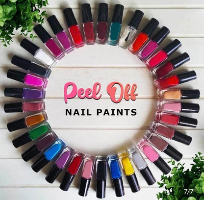 36 Pcs Peel Off Nail Polish Multicolor Quick Dry
