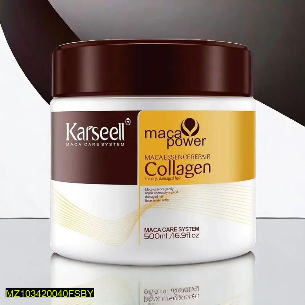 Maca Power Collagen Hair Mask 500ml Dry Damaged Hair Care