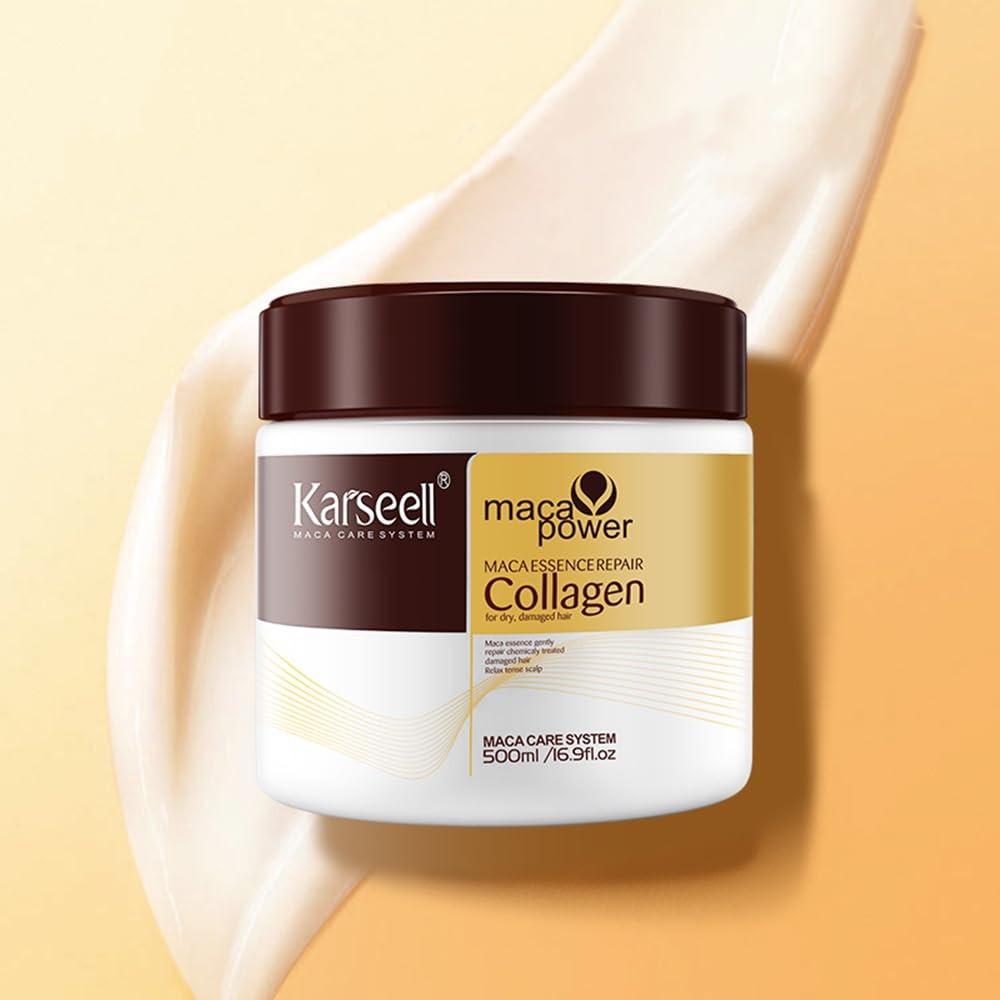 Maca Power Collagen Hair Mask 500ml Dry Damaged Hair Care