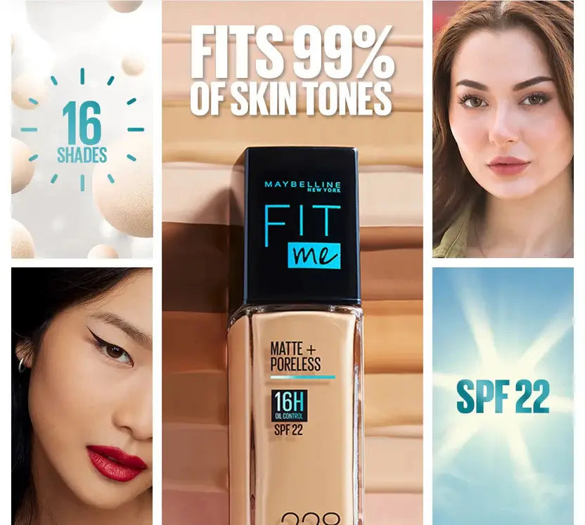 FITME MATTE+POURLESS High Coverage Foundation