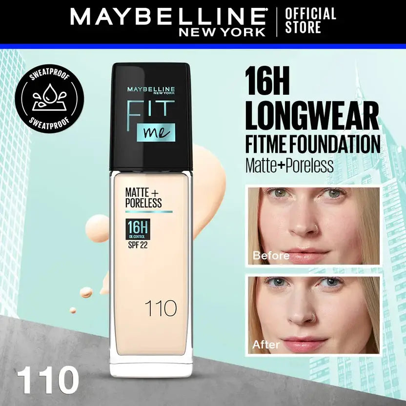 FITME MATTE+POURLESS High Coverage Foundation