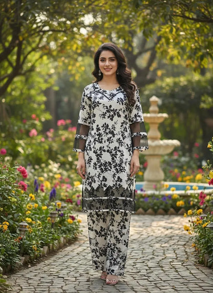 Cotton Lawn Printed Floral 2-Piece Set for Eid