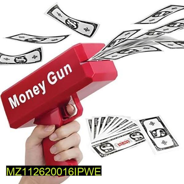 Super Money Gun Red Party Gift Toy for Kids