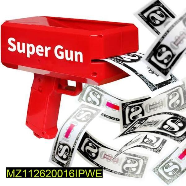 Super Money Gun Red Party Gift Toy for Kids
