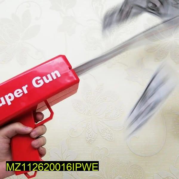 Super Money Gun Red Party Gift Toy for Kids