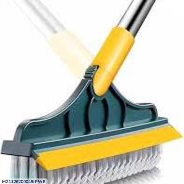 Portable Multi-Purpose Cleaning Brush Black Yellow 106cm