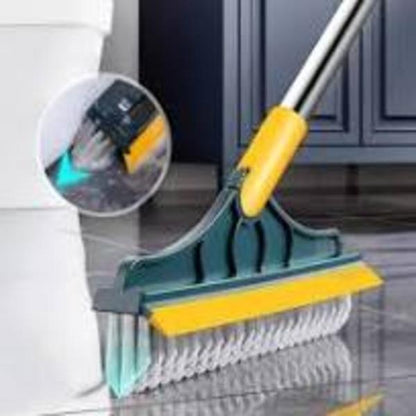 Portable Multi-Purpose Cleaning Brush Black Yellow 106cm