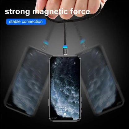 3-in-1 Magnetic Fast Charging Cable for Android iPhone Type-C