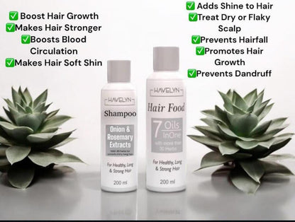 2 in 1 Hair Oil & Shampoo Set 200ml