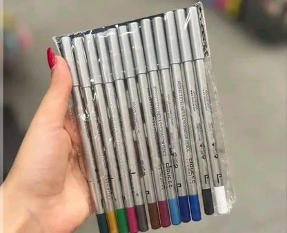 12 Color Eyeshadow Pencils for Pakistani Brides & Partygoers