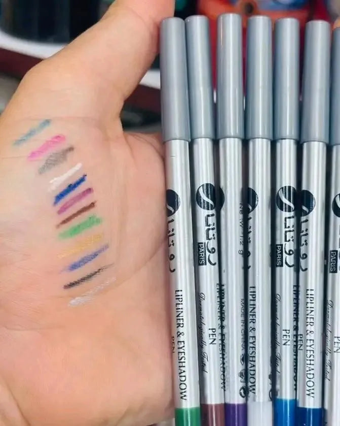 12 Color Eyeshadow Pencils for Pakistani Brides & Partygoers