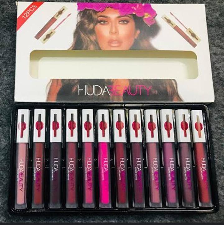Matte Lip Gloss Set 12 Shades Waterproof Long Lasting