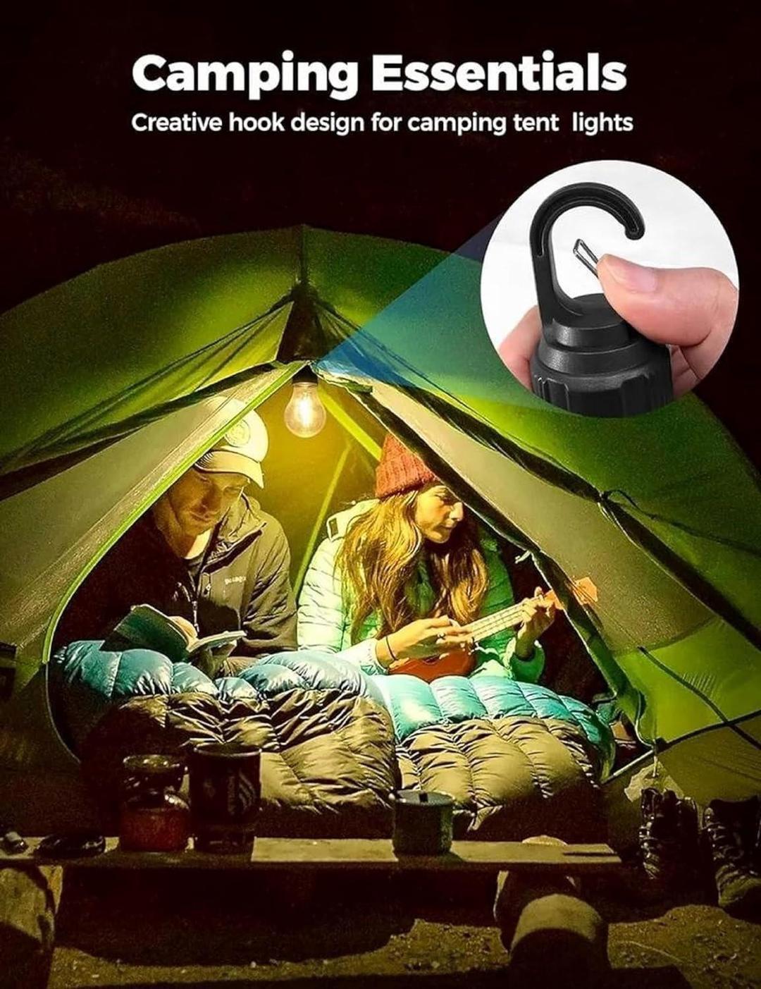 Rechargeable LED Bulb with 3 Modes for Outdoor Camping