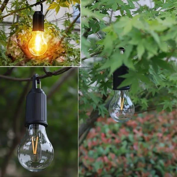 Rechargeable LED Bulb with 3 Modes for Outdoor Camping