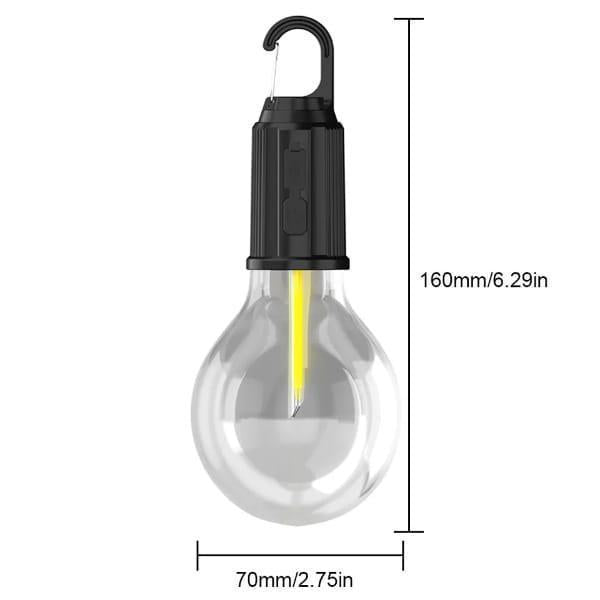 Rechargeable LED Bulb with 3 Modes for Outdoor Camping