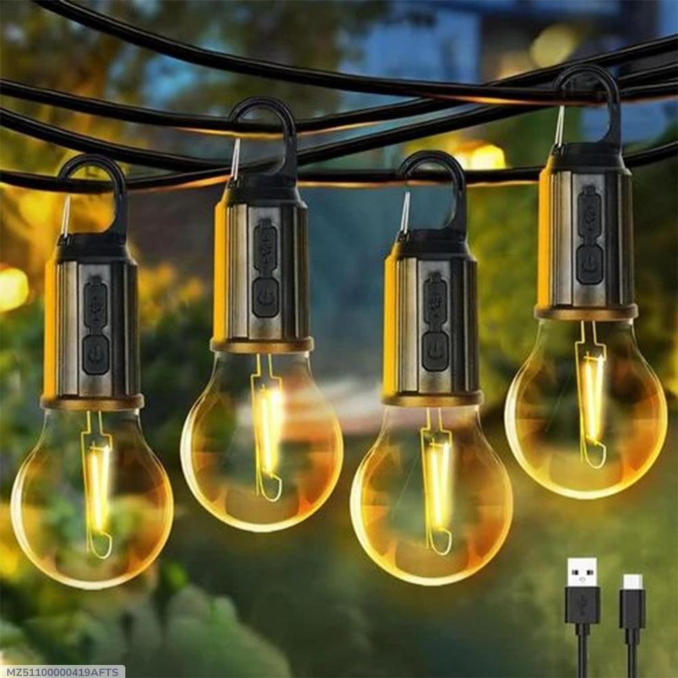 Rechargeable LED Bulb with 3 Modes for Outdoor Camping