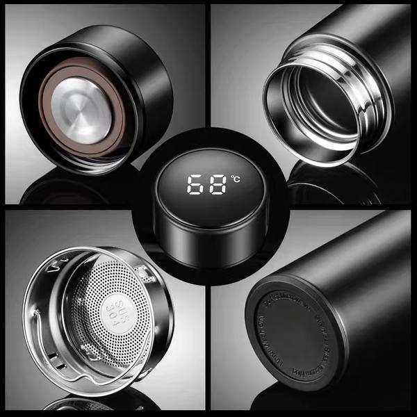 500ml Insulated Water Bottle Stainless Steel, 4 Colors
