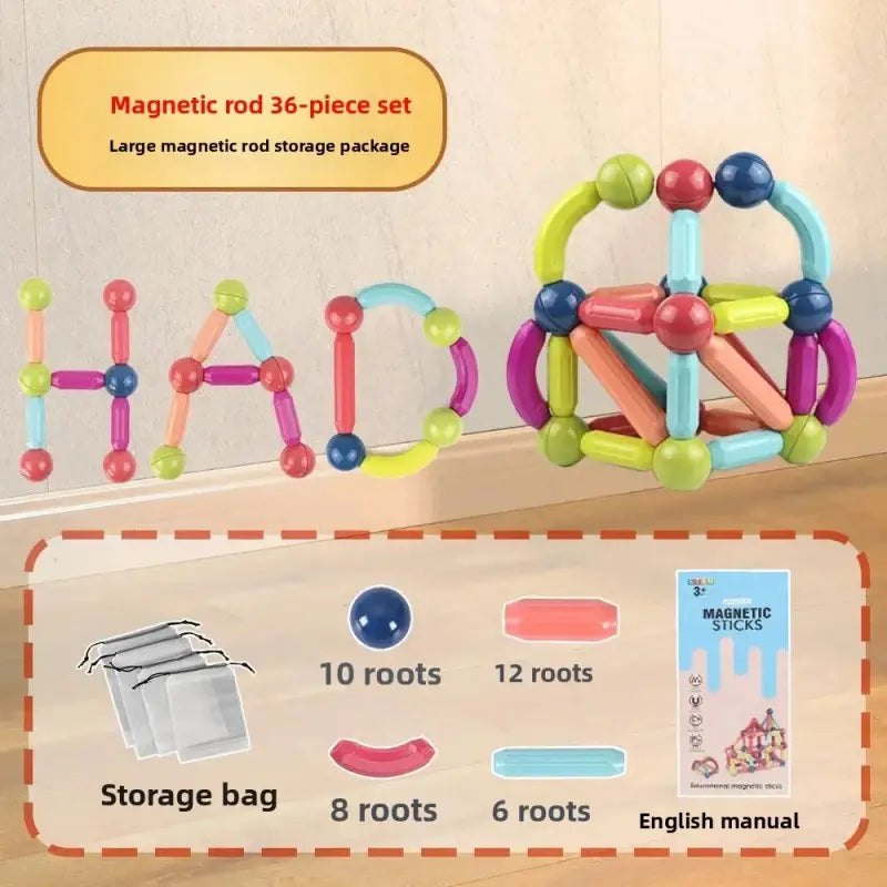 Girl's Rayon Magnetic Building Set