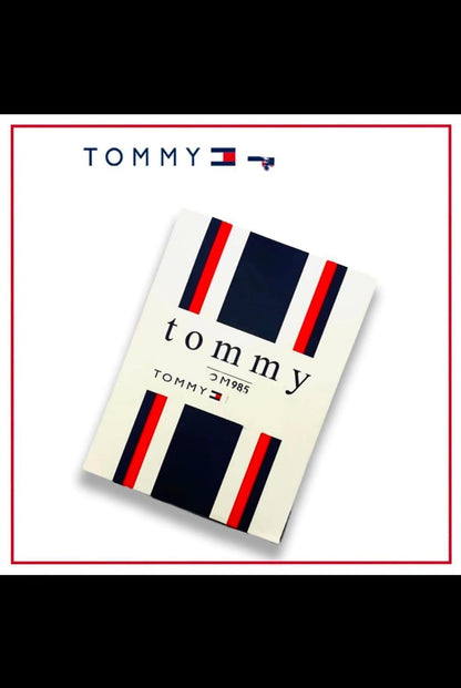 Tommy Hilfiger Men Cotton Vests White Striped Pack of 3