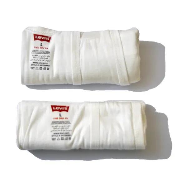 Levi's Cotton Vests Large Pack 2 Pack White