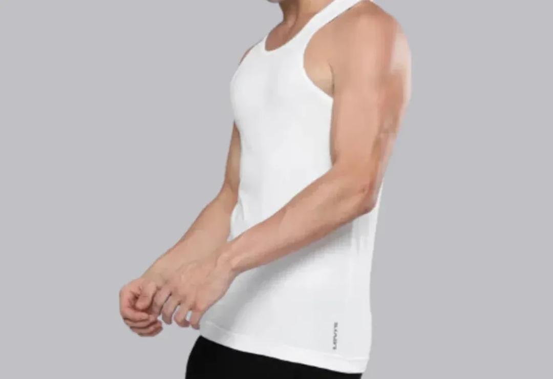 Levi's Cotton Vests Large Pack 2 Pack White