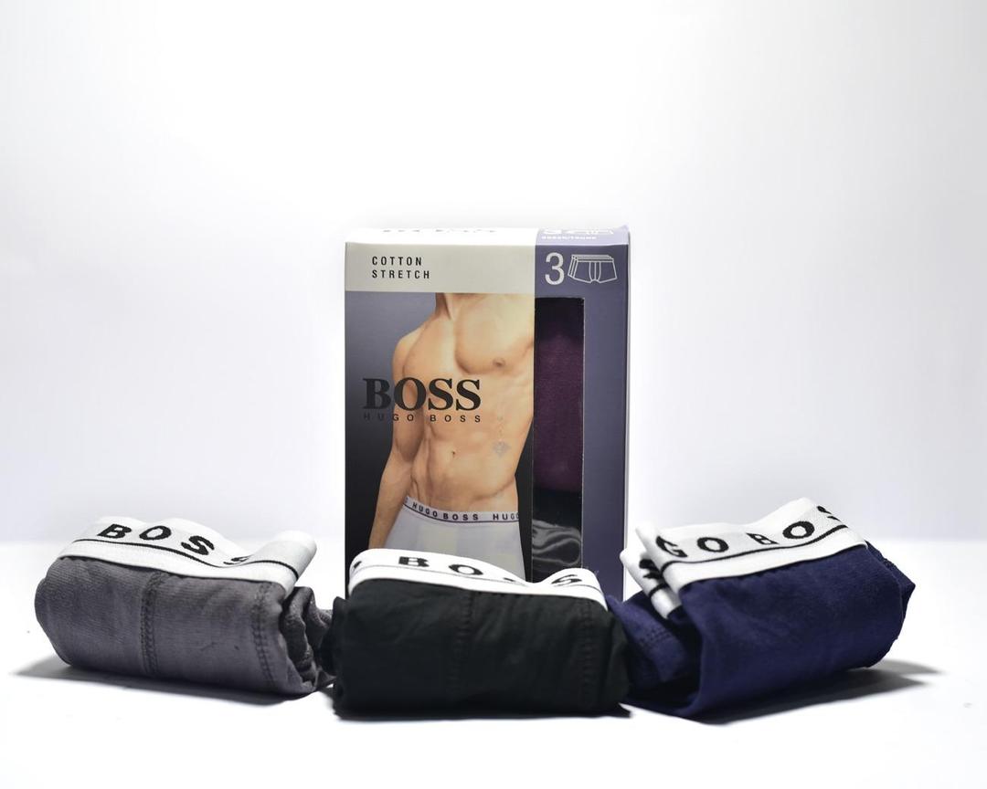 Hugo Boss Cotton Stretch Boxers 3 Pack Multicolor
