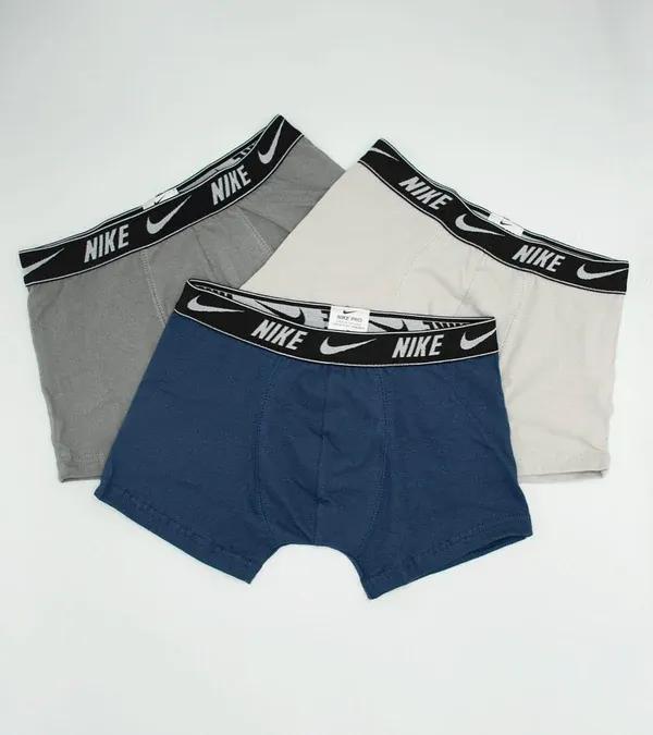 Nike Men Cotton Boxers Black Grey White Pack of 3