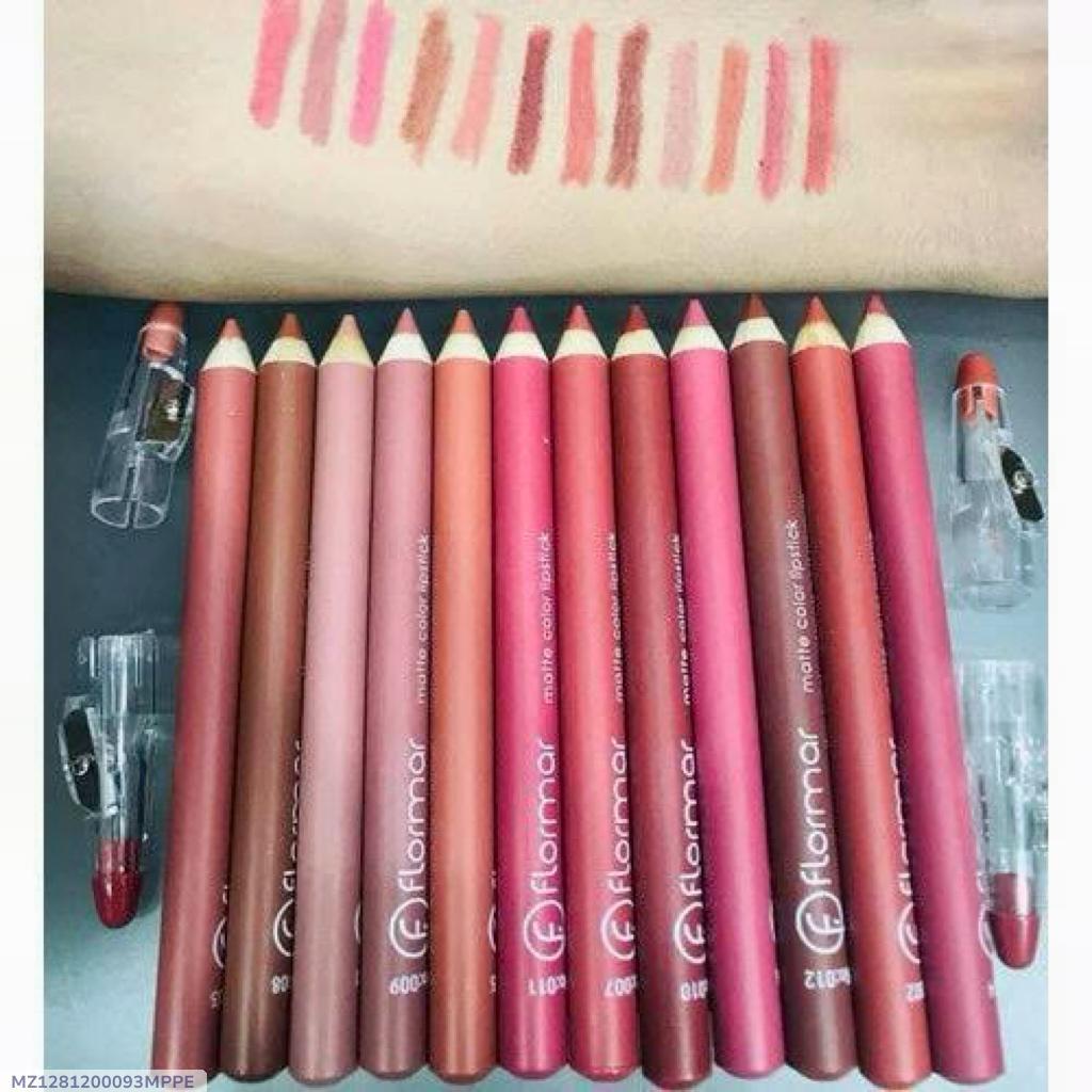 Matte Lip Pencil Pack of 12 Shades