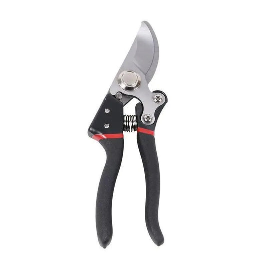 Stainless Steel Gardening Scissor Black Red Grip