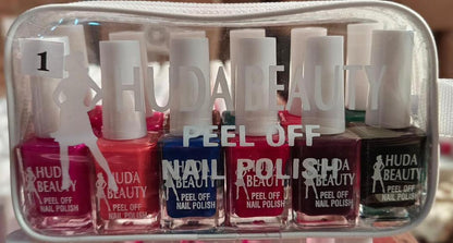 12-Piece Peel-Off Nail Polish Set for Pakistani Women