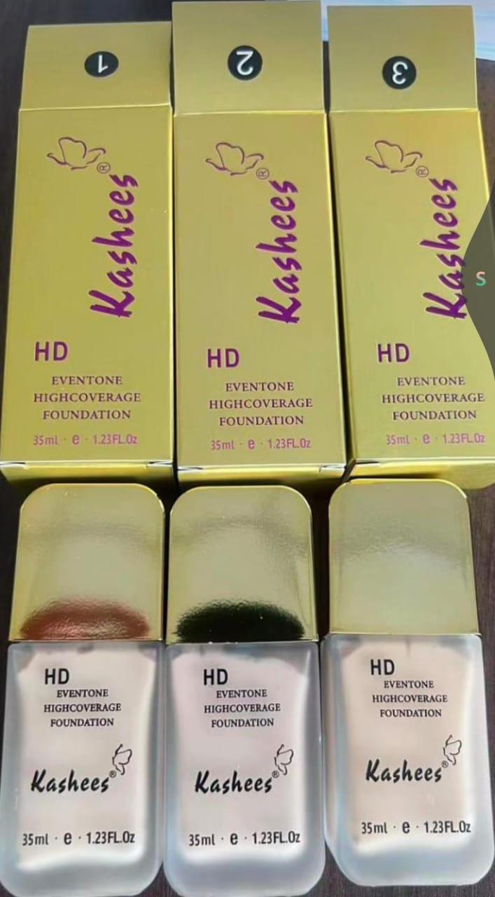 HD Eventone High Coverage Foundation 35ml Gold Packaging
