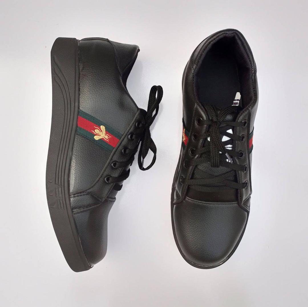 Men's Black Rubber Casual Sneakers Size 39-44