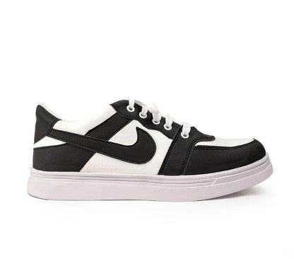 Men Black Rexine Casual Sneakers Size 39-44
