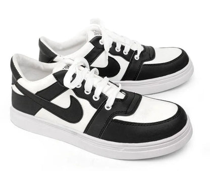Men Black Rexine Casual Sneakers Size 39-44