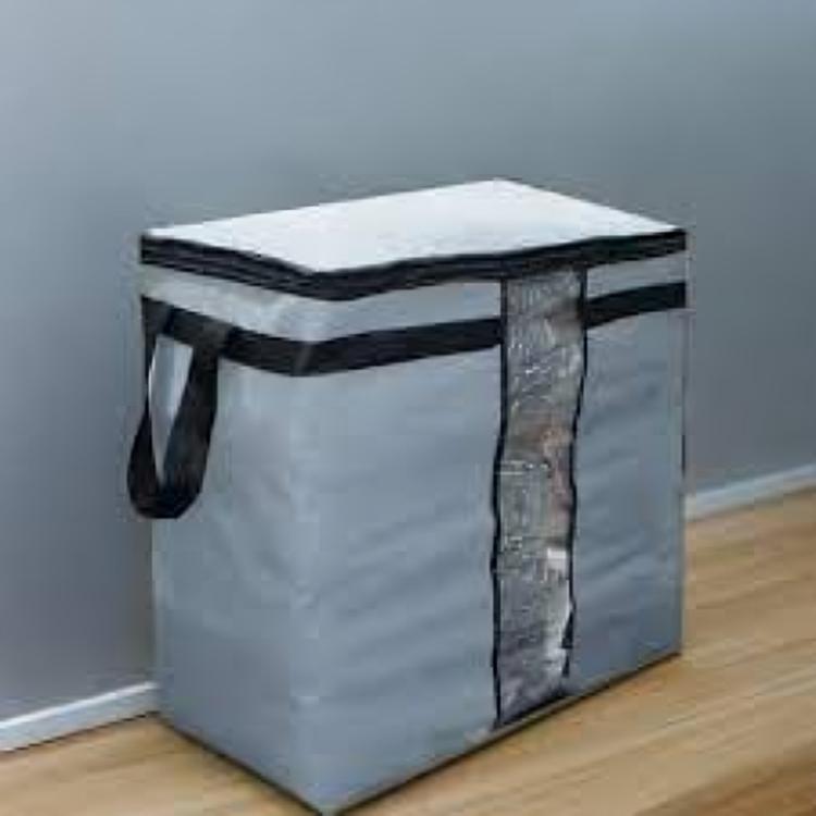 Grey Non-Woven Storage Bags 4-Piece Set