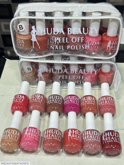 Peel Off Nail Polish 12 Pcs Quick Drying Resists Peeling