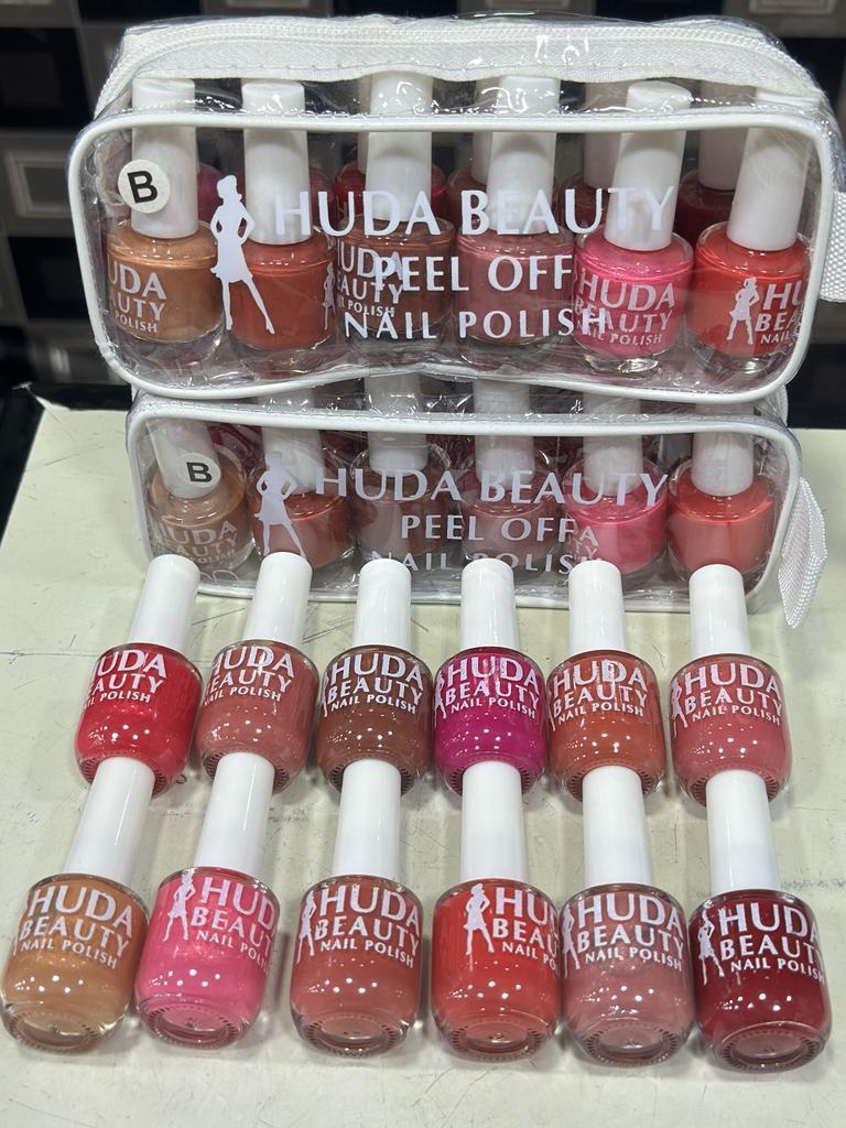 Peel Off Nail Polish 12 Pcs Quick Drying Resists Peeling