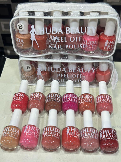 Peel Off Nail Polish 12 Pcs Quick Drying Resists Peeling