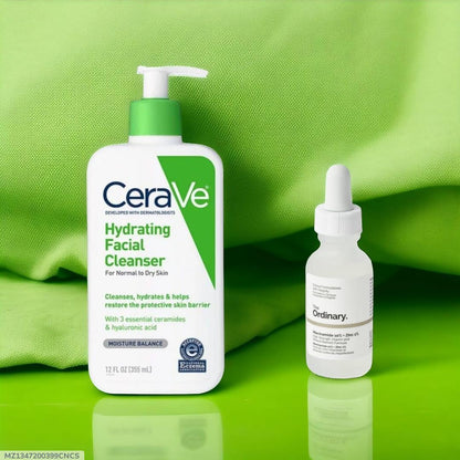 Hydrating Facial Cleanser & Niacinamide Serum Bundle
