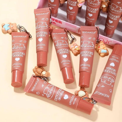 Huda Beauty Matte Lip Gloss Brown 10g