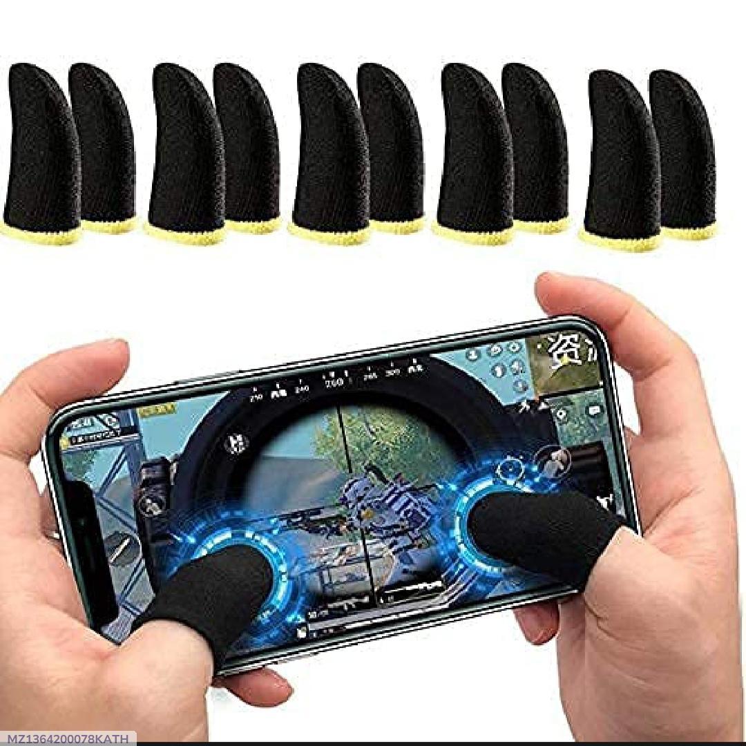 Black Cotton Thumb Sleeves for Gaming & Mobile Use