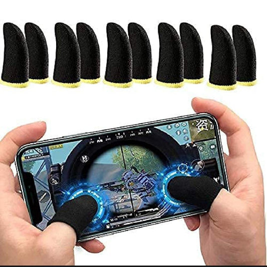 Black Cotton Thumb Sleeves for Gaming & Mobile Use