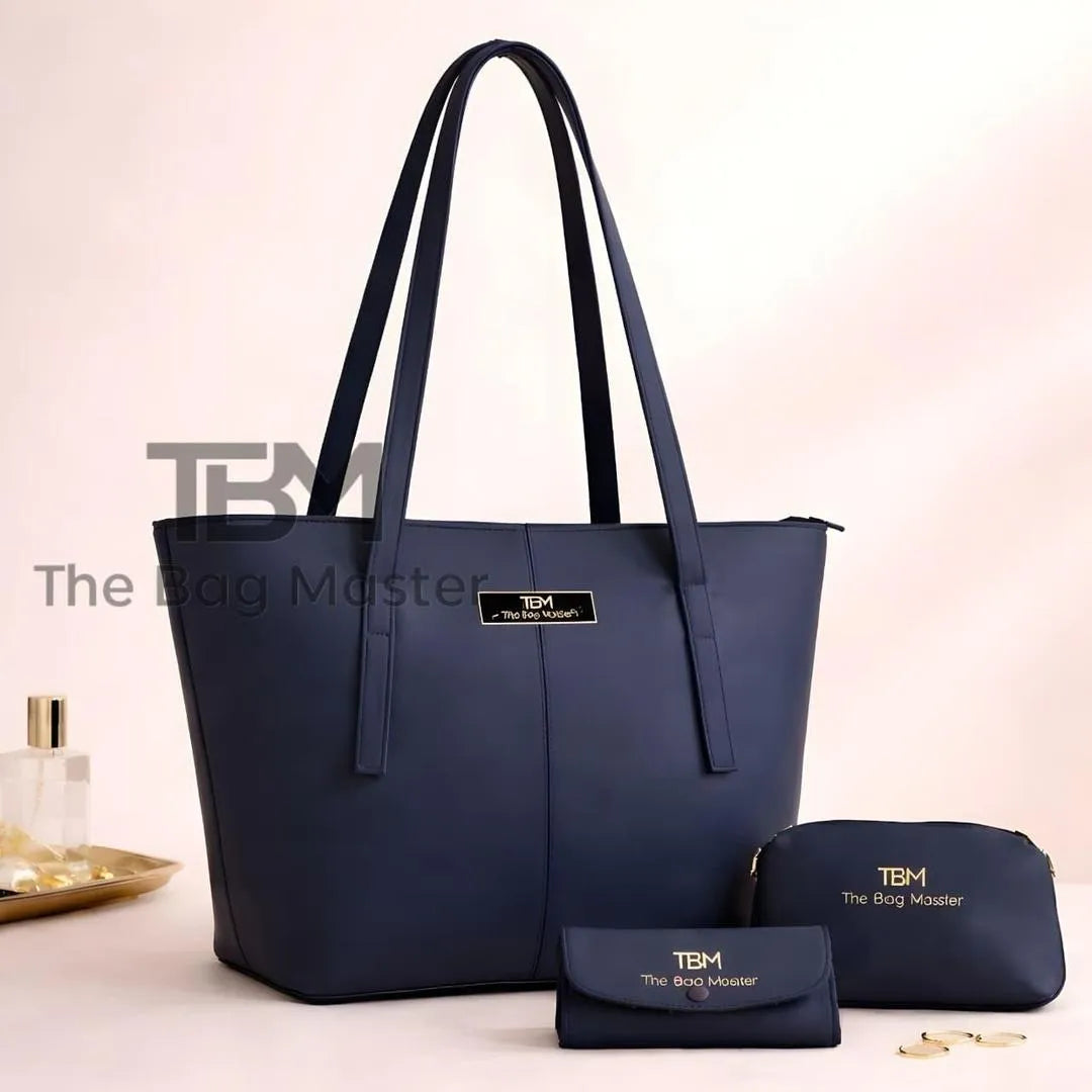 Tote Bag Set TBM The Bag Master Brown 3 Pcs