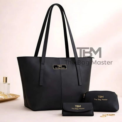 Tote Bag Set TBM The Bag Master Brown 3 Pcs