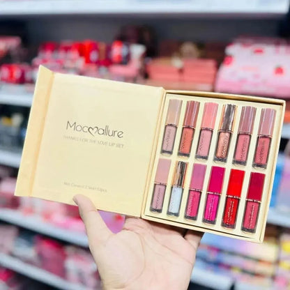 12 Pcs Matte Lip Gloss Set for Pakistani Women
